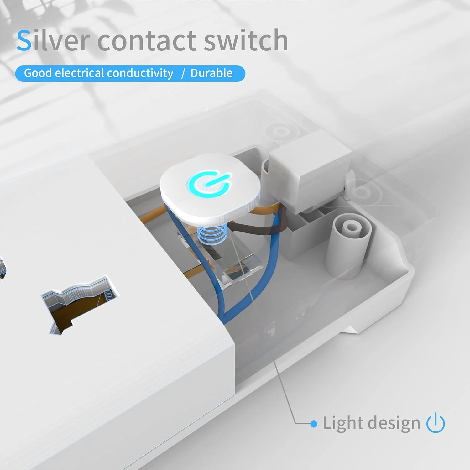 Cablet Spike 3 Socket 1 Switch 1.8m view 6